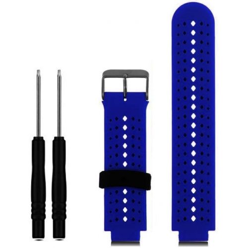  [아마존베스트]ZSZCXD Soft Silicone Replacement Watch Band for Garmin Forerunner 230/235 / 220/620 / 630/735 Smart Watch