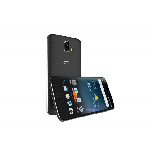 제트티이 ZTE Blade V8 Pro (32GB) 5.5 FHD Display, Dual 13MP Cameras, Dual SIM 4G LTE GSM Factory Unlocked Phone (US Warranty) - Black Diamond