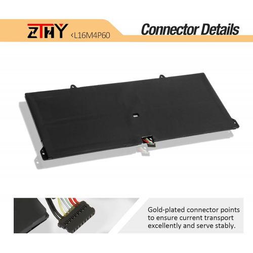  ZTHY L16M4P60 Laptop Battery Replacement for Lenovo Yoga 920 920-13IKB 920-131KB Glass Ideapad Flex Pro-13IKB Yoga 6 Pro 13IKB Series L16C4P61 5B10N01565 5B10W67249 5B10N17665 7.68