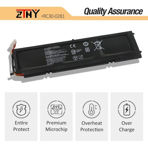  ZTHY RC30-0281 Laptop Battery for Razer Blade Stealth 13.3 2018 2019 2020 GTX1650 Max-Q RZ09-02810 RZ09-02810E71 RZ09-02812E71 RZ09-02812E52-R3U1 RZ09-02812 RZ09-0310 RZ09-03100 RZ