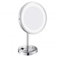 ZTJ-Lighting 8 Inch LED Vanity Mirror With Lights ，3x/5x/7x/10x Magnification Bathroom Beauty Mirror With 21 LED Lights, 360 Rotating Function Shaving Mirror/Makeup Mirror (color : White light,