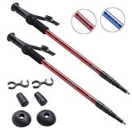 ZTOUR Trekking Poles Walking Sticks Hiking Pole Collapsible Anti Shock Ultralight Adjustable Folding Trails