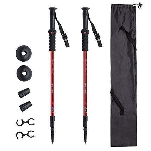  ZTOUR Trekking Poles Walking Sticks Hiking Pole Collapsible Anti Shock Ultralight Adjustable Folding Trails