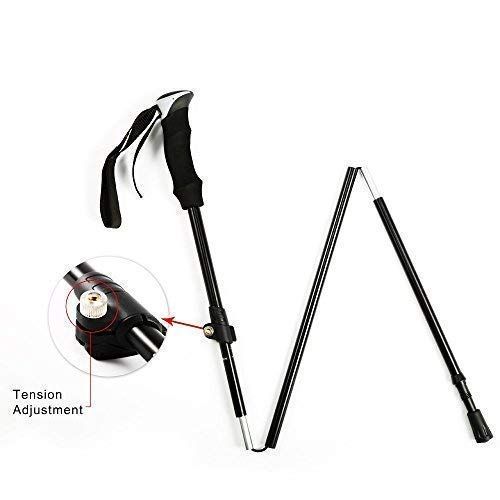  ZTOUR Trekking Poles Walking Sticks Hiking Pole Collapsible Anti Shock Ultralight Adjustable Folding Trails