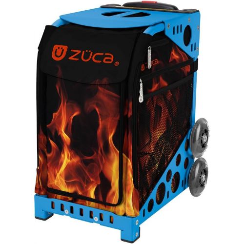  Zuca Blaze Sport Insert Bag, Black Frame with Flashing Wheels