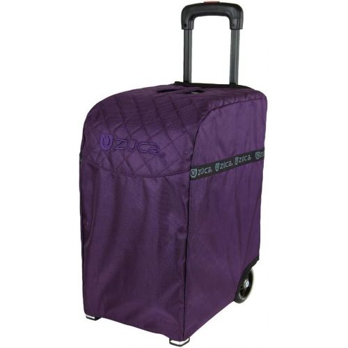  ZUCA Pro Artist Case - Royal Purple Bag and Silver Frame, with 5 Vinyl Utility Pouches and a Travel Cover