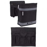 ZUCA Pro Stylist Kit - Beauty Caddy (Black/Slate Gray) and Stylist Pouches Rolling Bags
