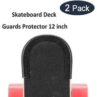 ZUEXT Skateboard Deck Guards Protector, Longboard Deck Edge Protection, Durable Shock Absorbing Rubber Cover with Excellent Grip Nose Guard and Tail Guard for Kids, Boys, Girls, Yo