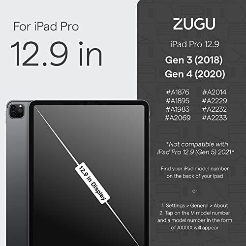  [아마존베스트]ZUGU CASE (New Model) Alpha Case for 2020 iPad Pro 12.9 inch - Ultra Slim Protective Case - Wireless Apple Pencil Charging - Convenient Magnetic Stand & Sleep/Wake Cover