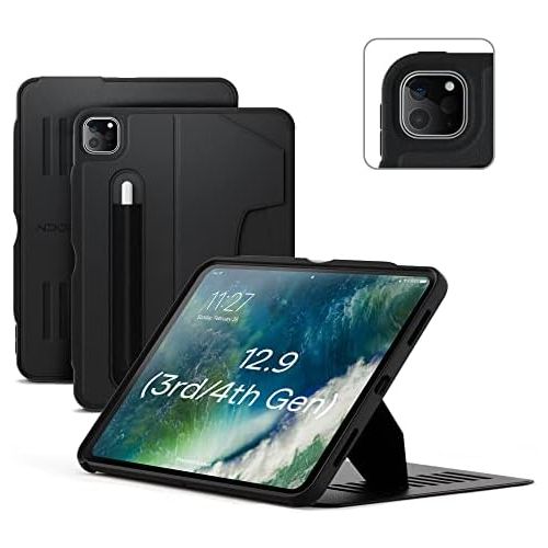  [아마존베스트]ZUGU CASE (New Model) Alpha Case for 2020 iPad Pro 12.9 inch - Ultra Slim Protective Case - Wireless Apple Pencil Charging - Convenient Magnetic Stand & Sleep/Wake Cover