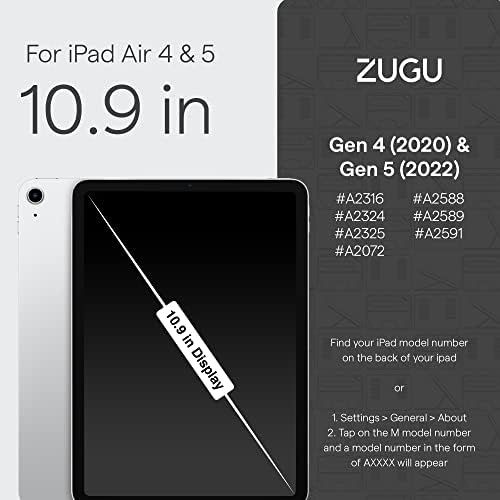  [아마존베스트]ZUGU CASE (New Model) The Alpha Case for 10.9 Inch iPad Air Gen 4 (2020 ONLY) - Protective, Ultra Thin, Magnetic Stand, Sleep/Wake Cover (Fits Model #s A2072, A2316, A2324, and A23