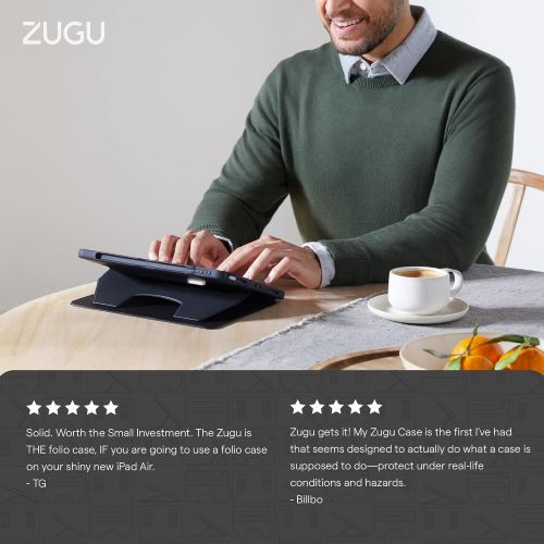  [아마존베스트]ZUGU CASE (New Model) The Alpha Case for 10.9 Inch iPad Air Gen 4 (2020 ONLY) - Protective, Ultra Thin, Magnetic Stand, Sleep/Wake Cover (Fits Model #s A2072, A2316, A2324, and A23