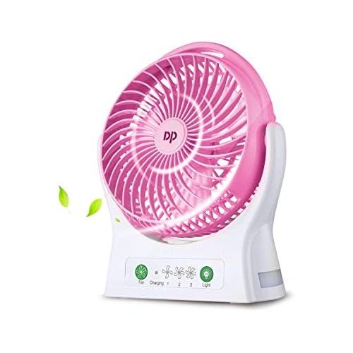  [아마존베스트]DurationPower Fan Battery Table Fan Portable Fan Quiet USB Battery Fan