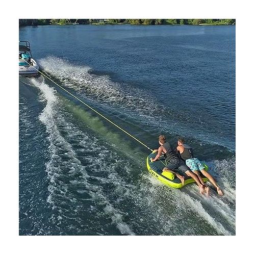  ZUP Zone Buster Towable Tube for Boating with Stabilizer Fins & Quick-Connect Tow Hook