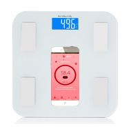 ZUZU Bluetooth Body Fat Scale App, Smart Wireless Digital Bathroom Scale for Body Weight, Body Fat, Water, Muscle Mass, BMI, BMR, Bone Mass and Visceral Fat