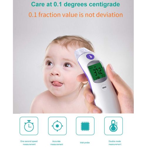  ZUZU Thermometers - Temperature Measurements for Adults and Kids - Clinical Ear and Tympanic Thermometer for Fever Digital Thermometer-3 Packs