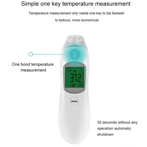  ZUZU Ear and Head Thermometer - Temporal Thermometers - Temperature Measurements for Adults and Kids - Clinical Ear and Tympanic Thermometer for Fever Digital Thermometer-3 Packs