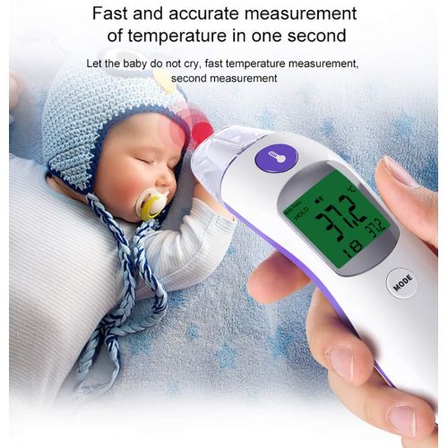  ZUZU Ear and Head Thermometer - Temporal Thermometers - Temperature Measurements for Adults and Kids - Clinical Ear and Tympanic Thermometer for Fever Digital Thermometer-3 Packs