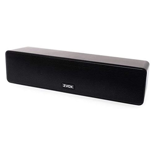  [아마존베스트]ZVOX Mini Dialogue Clarifying Sound Bar with Patented Hearing Technology, Six Levels of Voice Boost - 30-Day Home Trial- AccuVoice AV100- Black