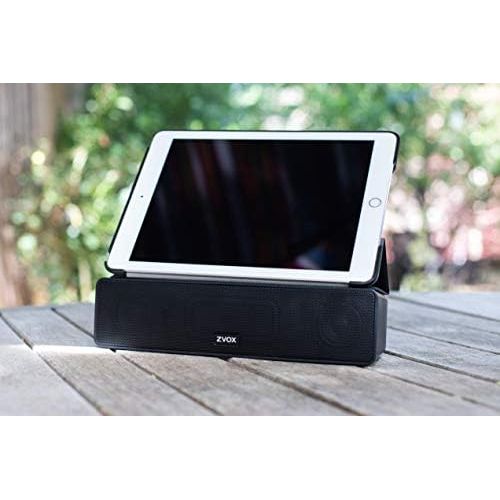  [아마존베스트]ZVOX Mini Dialogue Clarifying Sound Bar with Patented Hearing Technology, Six Levels of Voice Boost - 30-Day Home Trial- AccuVoice AV100- Black