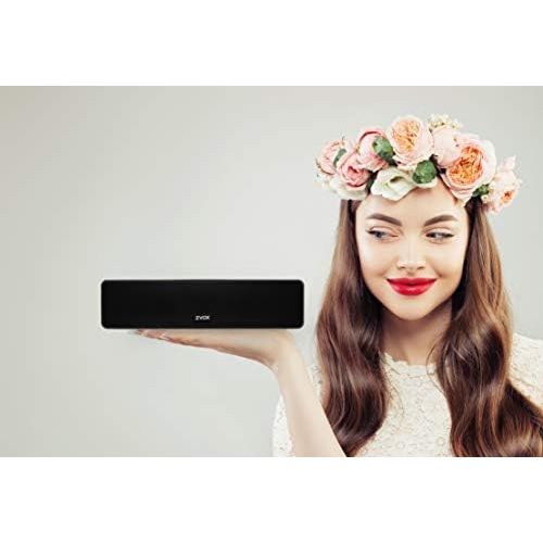  [아마존베스트]ZVOX Mini Dialogue Clarifying Sound Bar with Patented Hearing Technology, Six Levels of Voice Boost - 30-Day Home Trial- AccuVoice AV100- Black