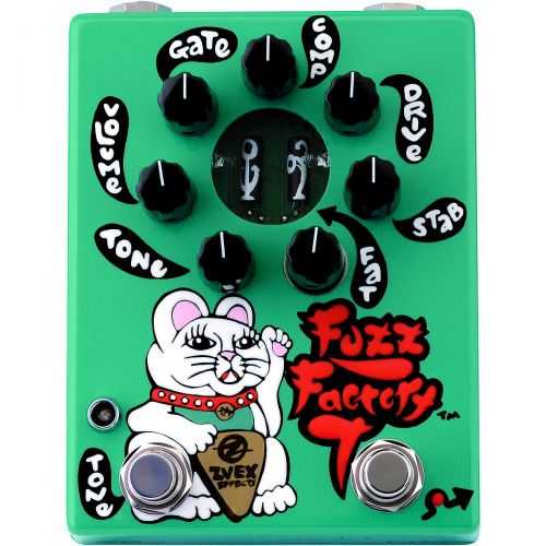  ZVex},description:This is a limited-edition, hand-painted version of ZVex Effects Fuzz Factory. When the designer found a supply of black glass germanium transistors from the mid-f