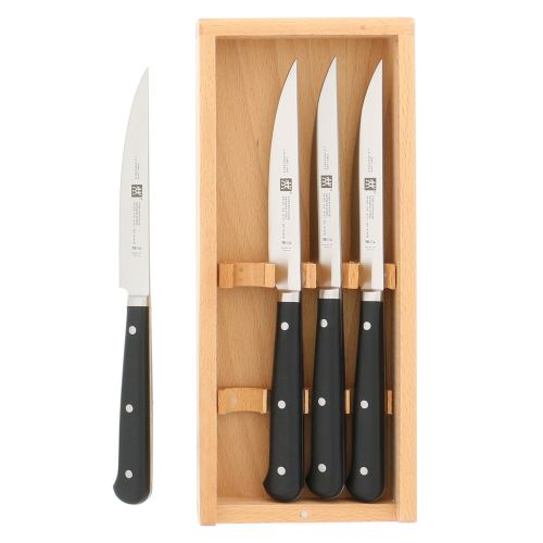  Zwilling J.A. Henckels ZWILLING J.A. Henckels Porterhouse 4-pc Steak Knife Set in Beechwood Box