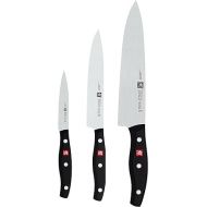 ZWILLING Twin Signature 3-pc German Knife Set, Razor-Sharp, Made in Company-Owned German Factory with Special Formula Steel perfected for almost 300 Years, Dishwasher Safe