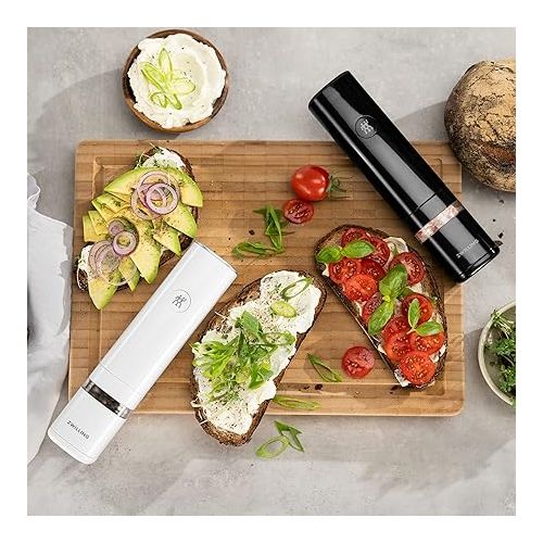  ZWILLING Enfinigy 2-pc Electric Salt/Pepper Mill Set