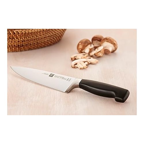  Zwilling J.A. Henckels ZWILLING Chef's Knife, 8 Inch, Black