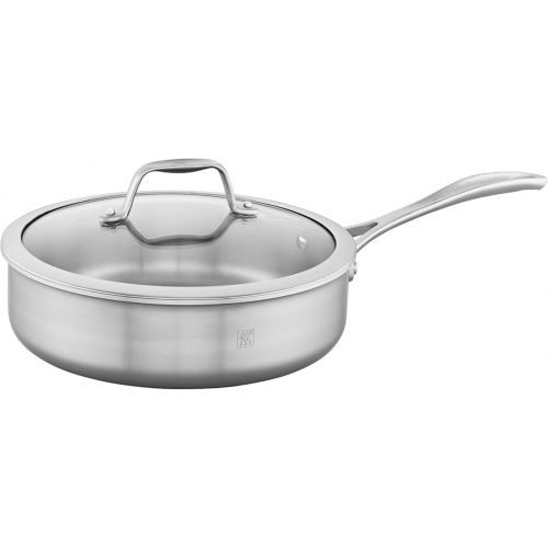  ZWILLING Spirit 3-ply 10-pc Stainless Steel Pots and Pans Set, Dutch Oven, Fry Pan,Silver