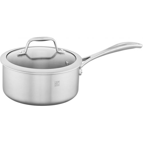  ZWILLING Spirit 3-ply 10-pc Stainless Steel Pots and Pans Set, Dutch Oven, Fry Pan,Silver