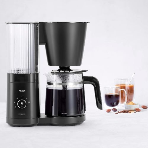  ZWILLING Enfinigy Glass Drip Coffee Maker 12 Cup, Black