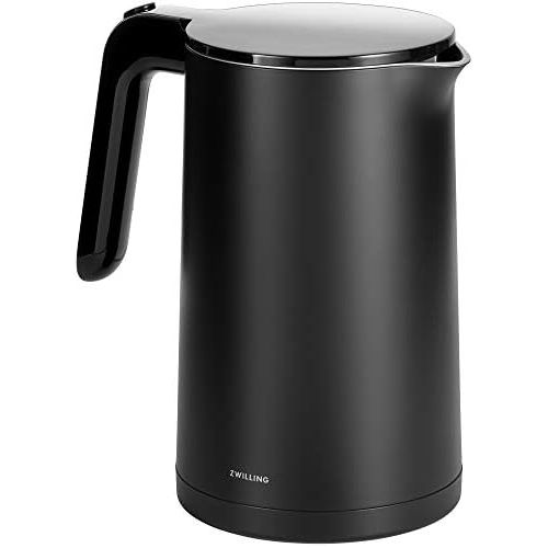  Zwilling Enfinigy Cool Touch Electric Kettle, Cordless Tea Kettle & Hot Water, 1.5L, 1500W, Black