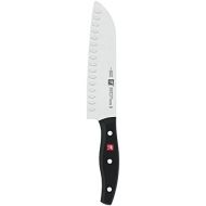 ZWILLING Twin Signature 7-inch Hollow Edge Santoku Knife, Razor-Sharp, Made in Company-Owned German Factory with Special Formula Steel perfected for almost 300 Years, German Knife,