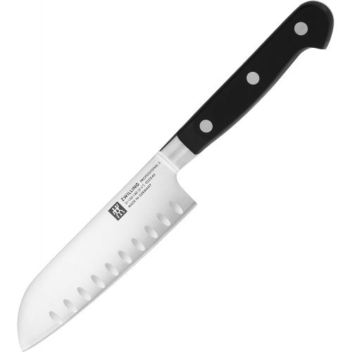  ZWILLING ProfessionalS 5-inch Hollow Edge Santoku Knife