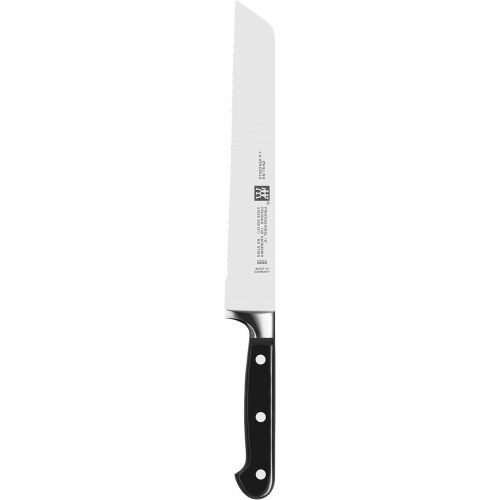  ZWILLING Professional S Bread Knife, Cake Knife, 8-inch, Black/Stainless Steel