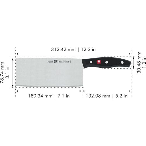  ZWILLING TWIN Signature 7-inch Chinese Chefs Knife/Vegetable Cleaver