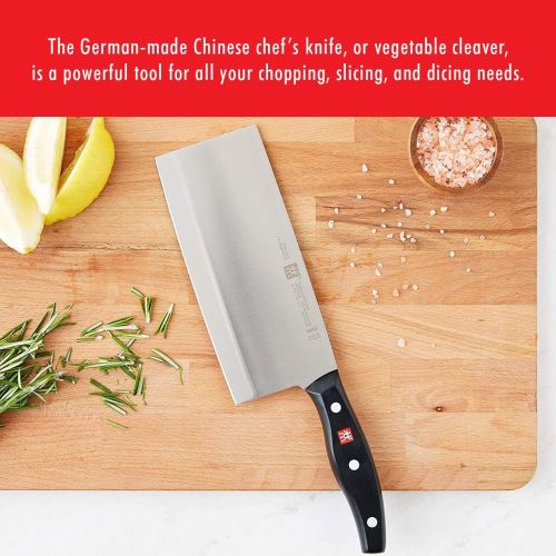  ZWILLING TWIN Signature 7-inch Chinese Chefs Knife/Vegetable Cleaver