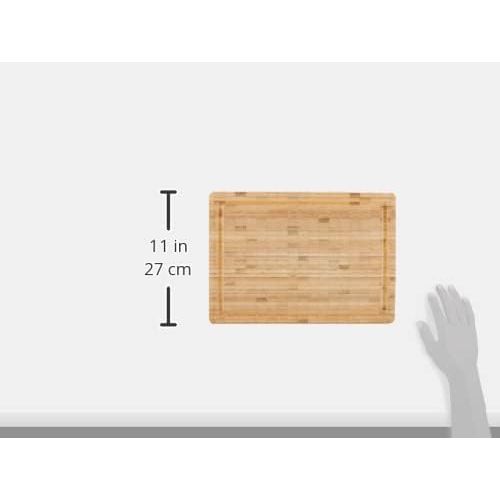  [아마존베스트]ZWILLING J.A. Henckels Bamboo Cutting Board, 14 x 10 x1.5, Stainless Steel