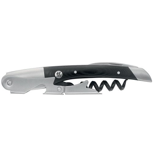  ZWILLING J.A. Henckels 39500-053 Henckels Sommelier Accessories Classic Waiters Corkscrew with Micarta Handle, Stainless Steel