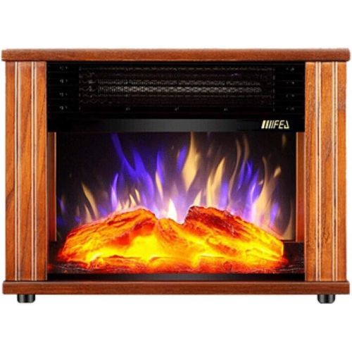  ZXCVBNM Wall Mounted Electric Fire Electric Stove Fireplaces,Log Burner Electric Fire Stove,Freestanding Electric Fireplace Fire Wood Log Burning Effect Flame Heater Stove900/1800W Electri
