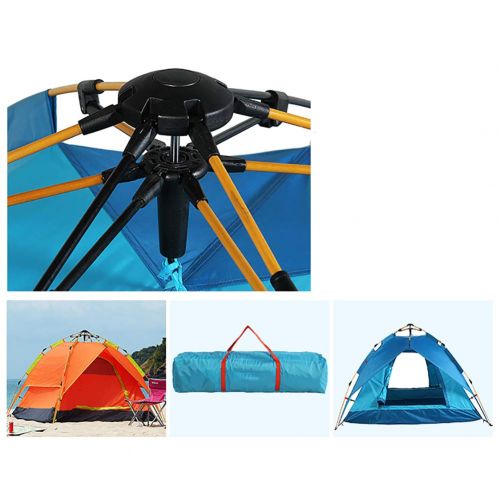  ZXY Outdoor Vollautomatische Familienzelt, Fuer Camping Instant 3-4 Personen Wasserdicht Double-Layer Verdicken Sie Reise Beach