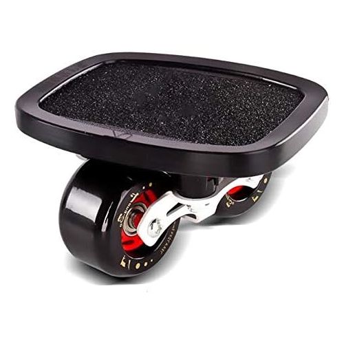  ZY Tragbares Roller-Road-Drift-Skateboard Stossfestes Anti-Rutsch-Split-Skateboard mit PU-Rad,Red