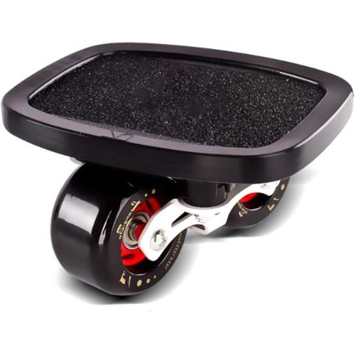  ZY Tragbares Roller-Road-Drift-Skateboard Stossfestes Anti-Rutsch-Split-Skateboard mit PU-Rad,Red