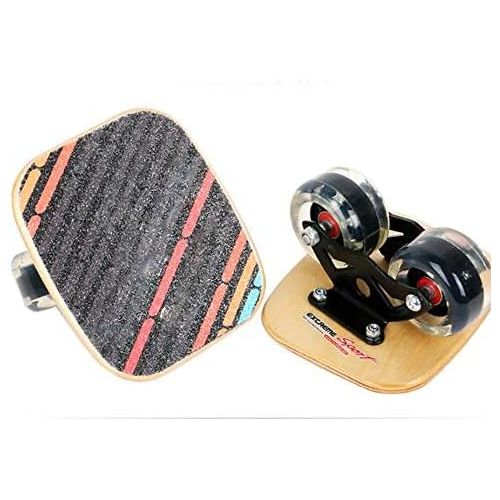  ZY Tragbares Roller-Road-Drift-Skateboard Rutschfeste Split-Sportarten fuer schnelle Herausforderungen im Skateboard,Black