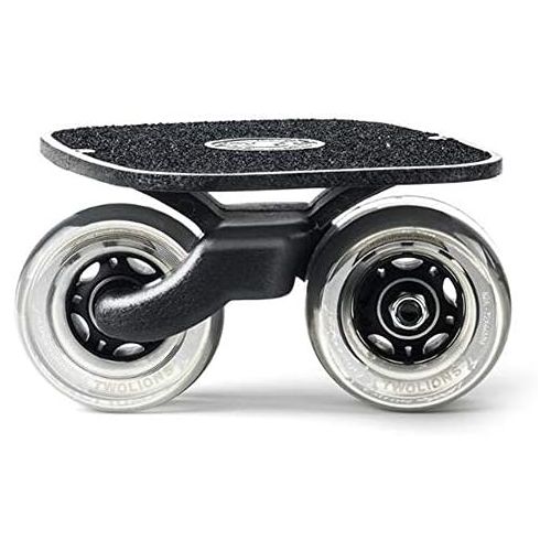  ZY Tragbares Strassenrollen-Drift-Skateboard Geteiltes rutschfestes, hochelastisches, verschleissfestes Komfort-Driftboard,Black