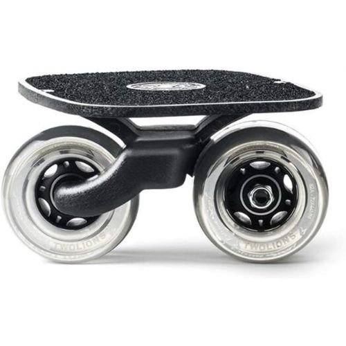  ZY Tragbares Strassenrollen-Drift-Skateboard Geteiltes rutschfestes, hochelastisches, verschleissfestes Komfort-Driftboard,Black