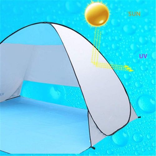  ZYL-YL Family Tent Camping Tent 2-3 Person Beach Tent Super Beach Umbrella Outdoor Sun Shelter Cabana Automatic Pop Up Outdoor Tent