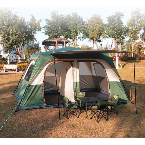  ZYL-YL 5-8 Person Camping Tent - Automatic Outdoor Tents Instant Cabana Waterproof Shade Canopy Tarp Compatible with Outdoor Sports Hiking Travel Family Vacation